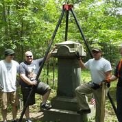 SUVCW Members posing with restored grave